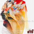 Women's Fashion Scarf Digital Printed Long Stole Modal Cashmere Fabric